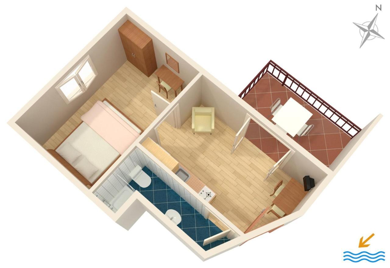 Apartments With A Parking Space Vodice - 7604 المظهر الخارجي الصورة